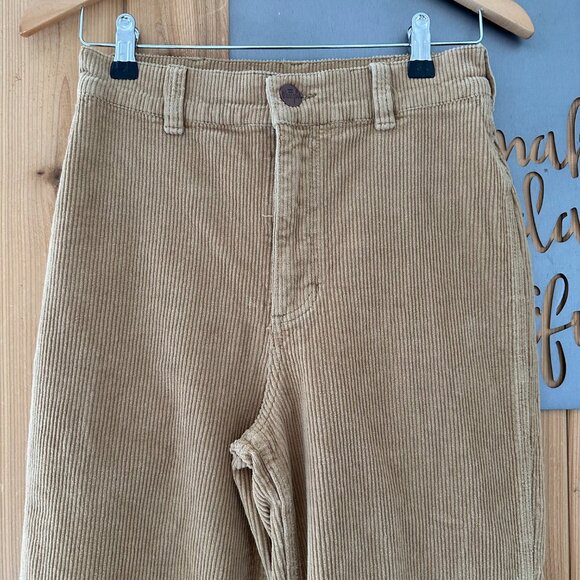 BILLABONG × Wrangler Size 28 The Retro Women Corduroy Pants in Antique Gold - Picture 7 of 9
